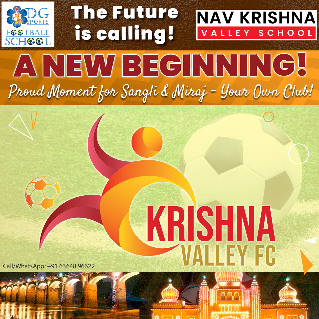 Krishna Valley FC, krishna valley Football club, Krishna Valley Football Academy in Sangli, Krishna Valley Football Academy in Miraj, football academy in miraj, football academy in sangli, sangli, miraj